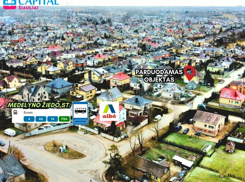 Grundstück  Šiauliai, Litauen