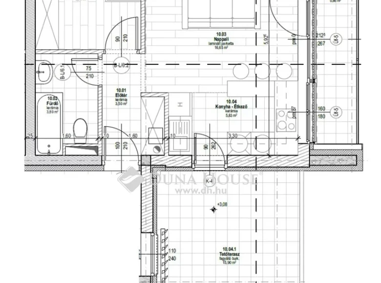 Apartment 1 bathroom 39 m² in Great Plain and North, Hungary