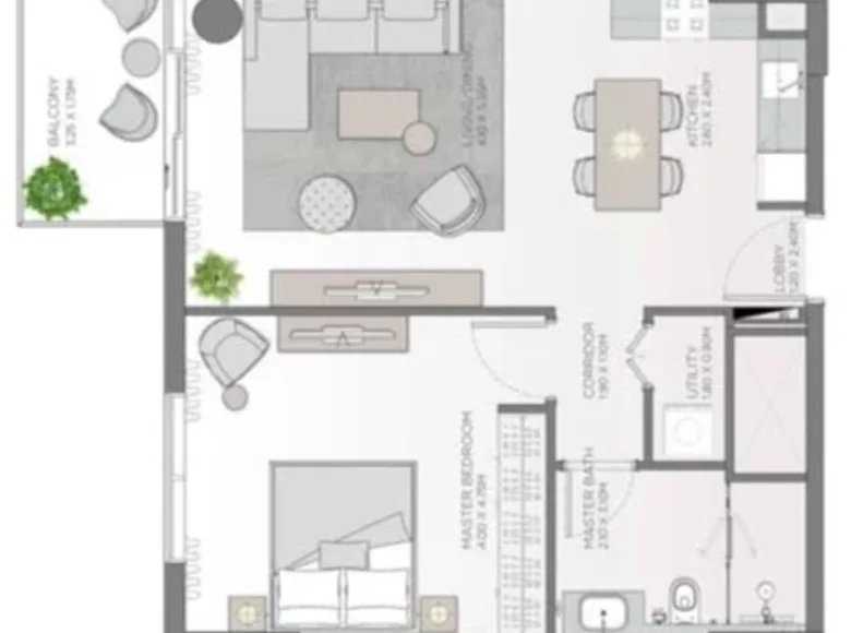 Apartamento 2 habitaciones 73 m² Dubái, Emiratos Árabes Unidos