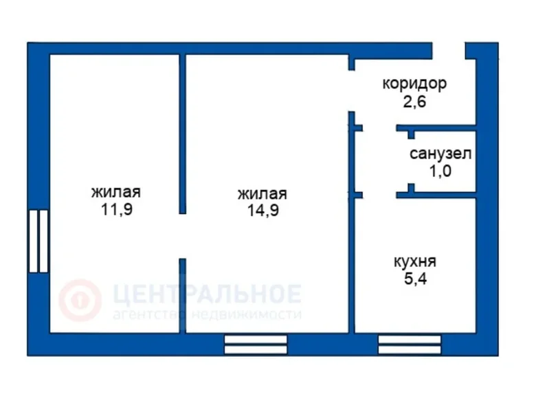 Apartamento 2 habitaciones 37 m² Borisov, Belarús
