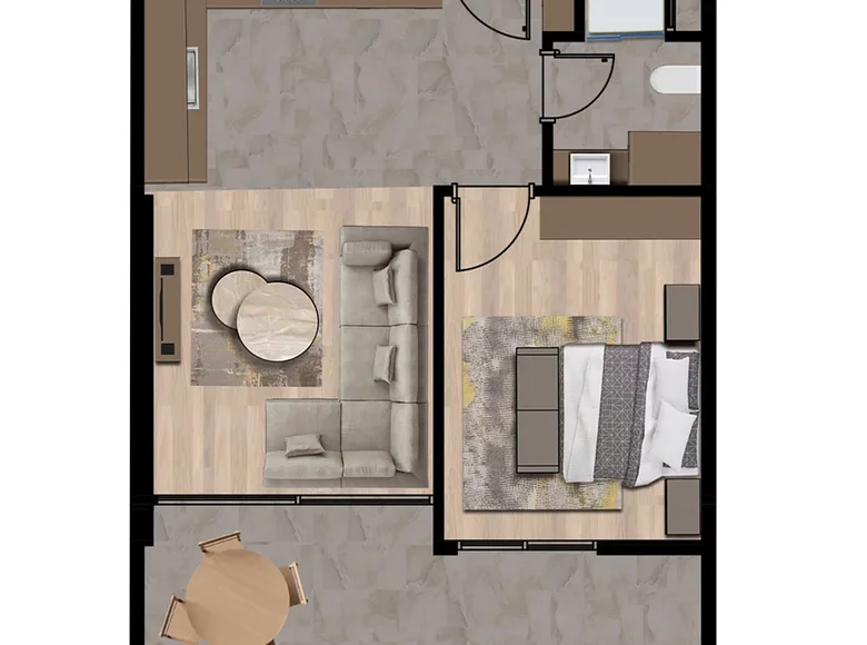 Apartamento 2 habitaciones 70 m² Erdemli, Turquía