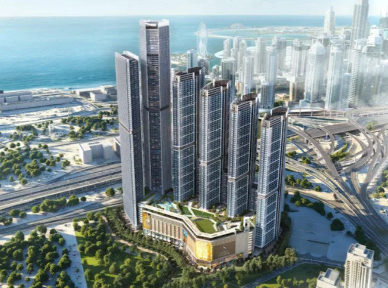 Жилой комплекс Новый жилой комплекс Sobha Central the Serene с бассейнами, зонами отдыха и парком прямо на Sheikh Zayed Road, Дубай, ОАЭ