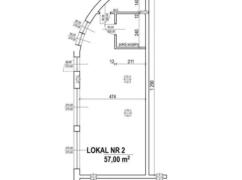 Квартира 57 м² в Лодзи, Польша