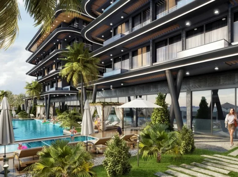 2 bedroom apartment 61 m² Muratpasa, Turkey