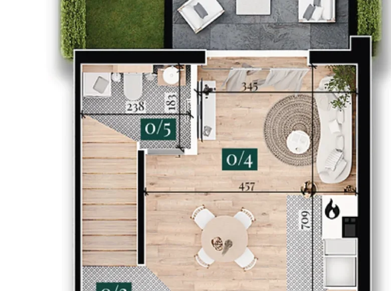 4 room apartment 100 m² Klepacze, Poland