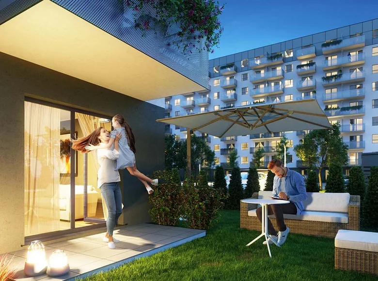 Квартира 2 комнаты 42 м² Познань, Польша