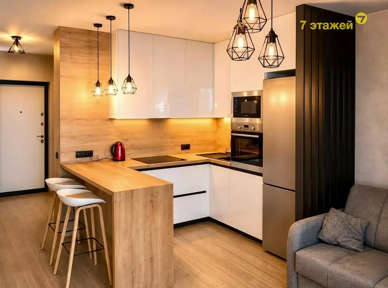 1 room apartment 30 m² Minsk, Belarus
