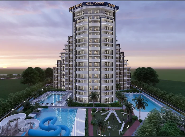 1 room studio apartment 39 m² Kazivera, Northern Cyprus