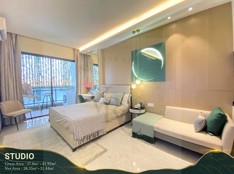 Студия 1 комната 42 м² Sangkat Phnom Penh Thmei, Камбоджа