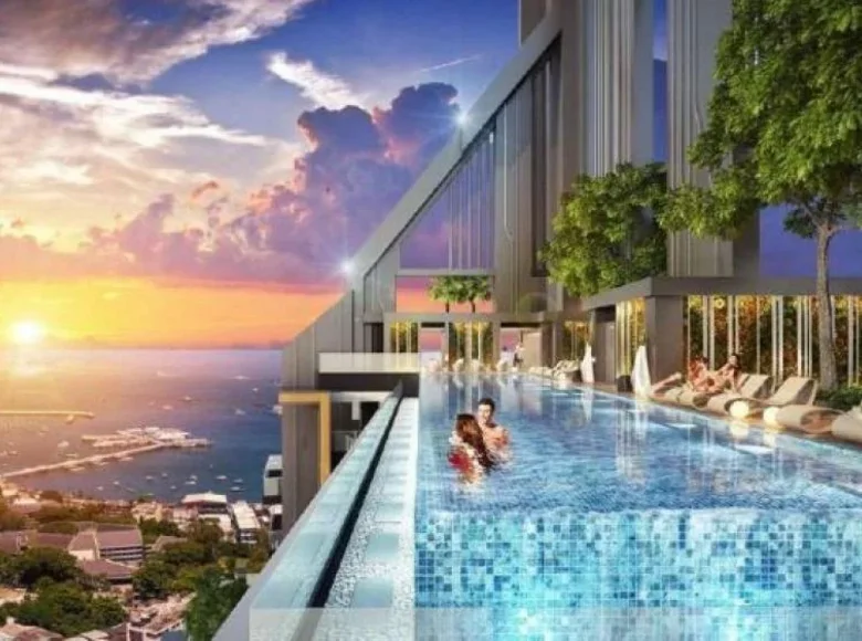 Mieszkanie 3 pokoi 41 m² Pattaya City, Tajlandia