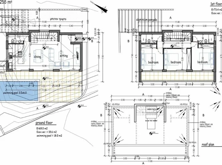 Maison 3 chambres 180 m² Kissonerga, Chypre