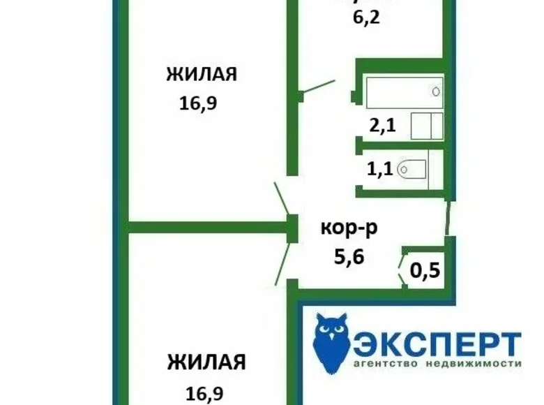 Apartment 49 m² in Minsk, Belarus