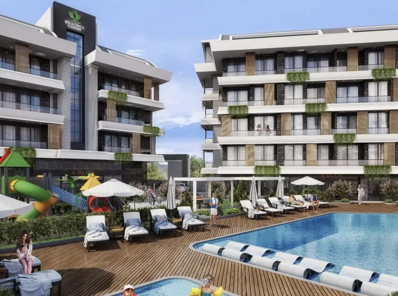 1 bedroom apartment 52 m² Alanya, Turkey