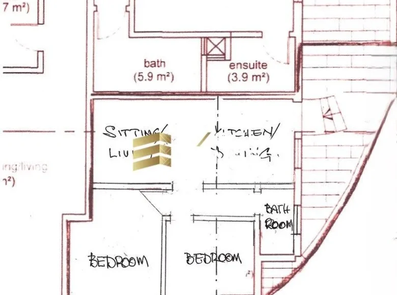 Квартира 2 спальни  Dingli, Мальта
