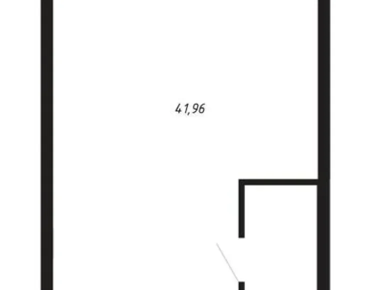 Mieszkanie 2 pokoi 42 m² Mińsk, Białoruś