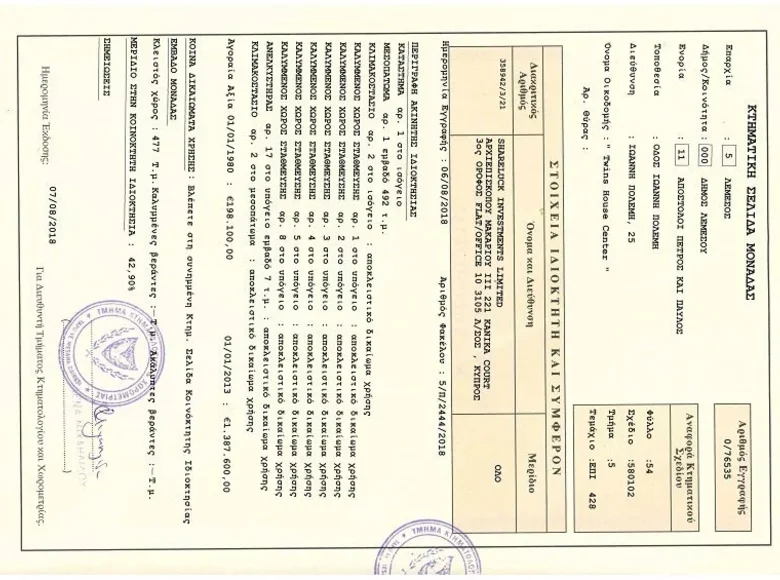 Nieruchomości komercyjne  Limassol, Cypr