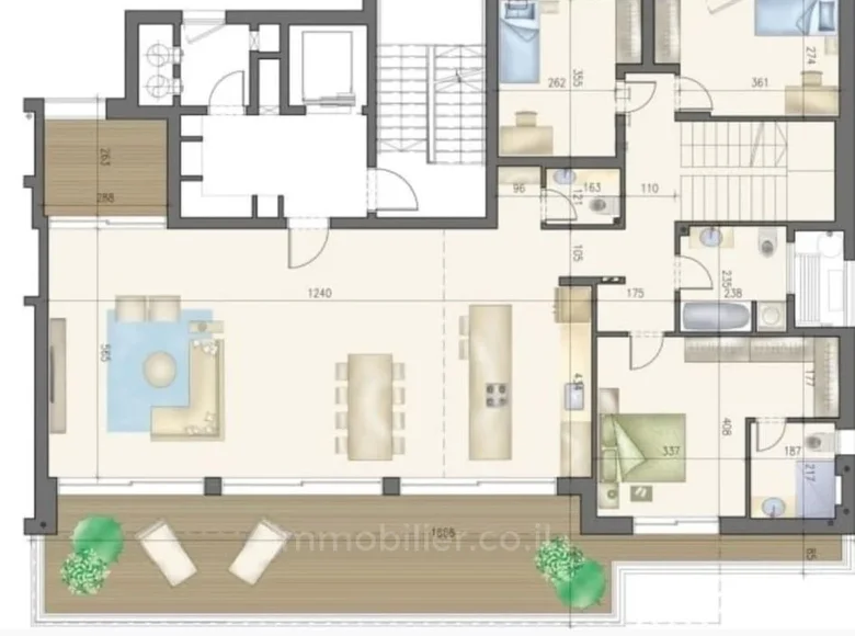 Apartamento 6 habitaciones 161 m² Ra'anana, Israel
