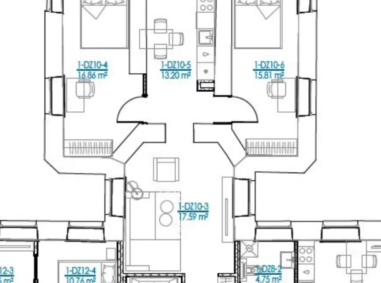 2 bedroom apartment 74 m² Riga, Latvia