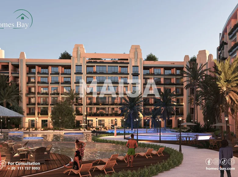 Квартира 1 комната 47 м² Al Hadaba, Египет