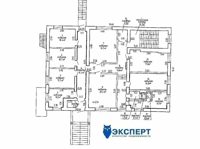 Commercial property 10 m² in Lieskaŭka, Belarus