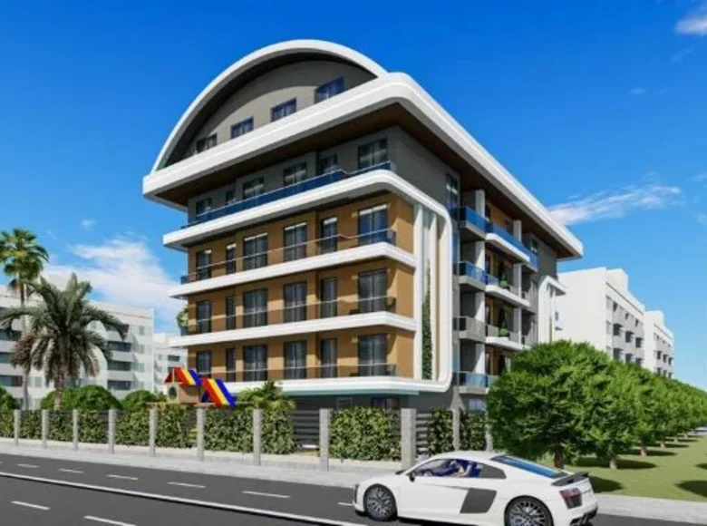 Квартира 1 спальня 45 м² Аланья, Турция