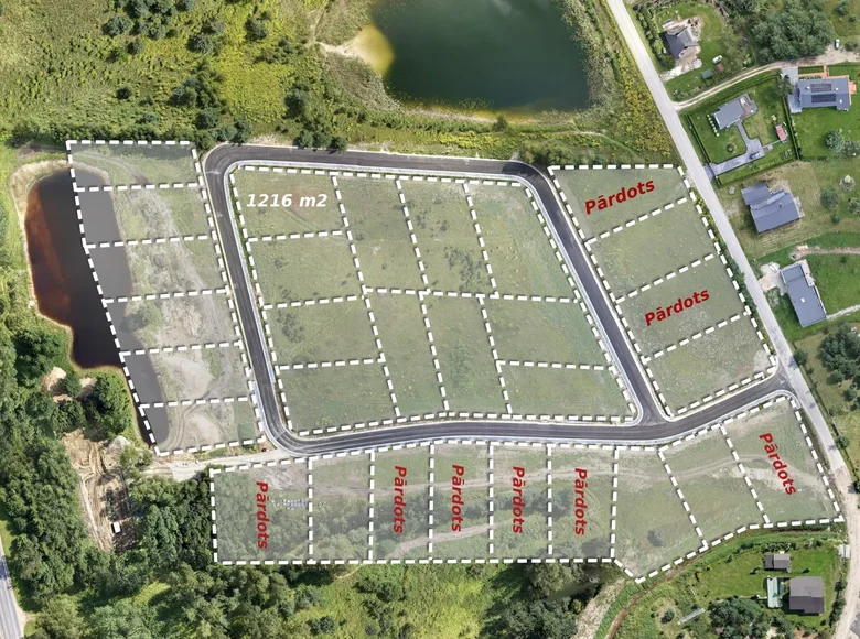 Земельные участки 1 216 м² Dzilnuciems, Латвия