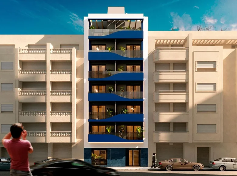 Mieszkanie 1 pokój 62 m² Torrevieja, Hiszpania