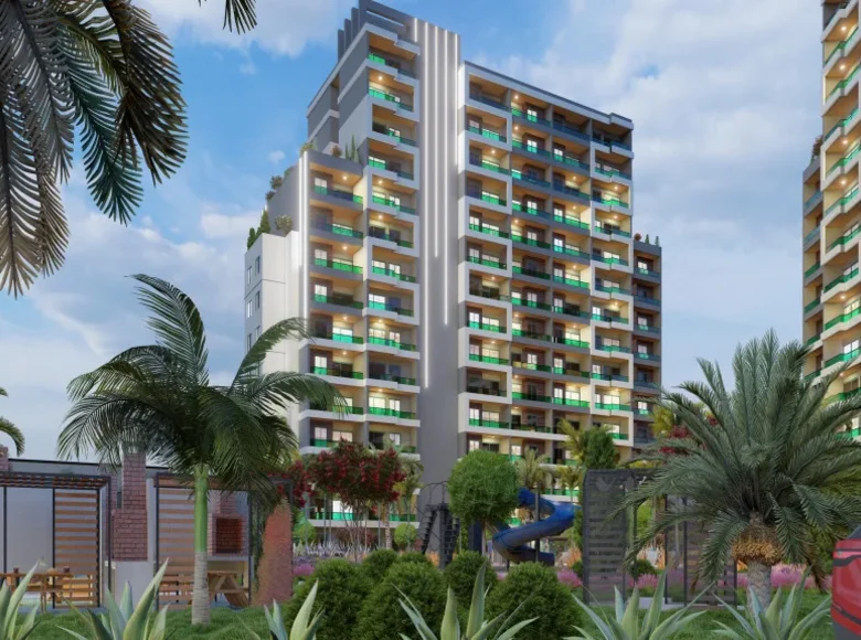 Apartamento 2 habitaciones 70 m² Akdeniz, Turquía