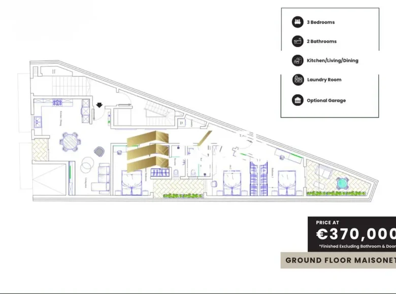 Apartamento 3 habitaciones  Zurrieq, Malta