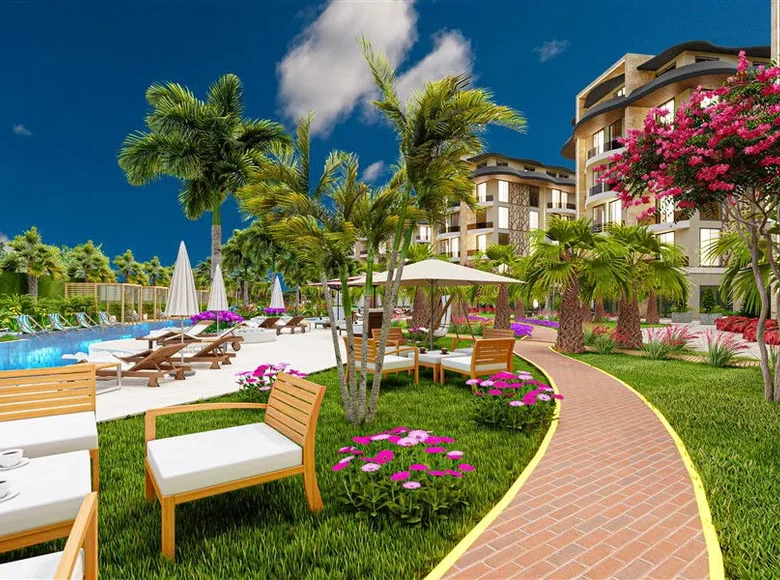 1 bedroom apartment  Oba, Turkey