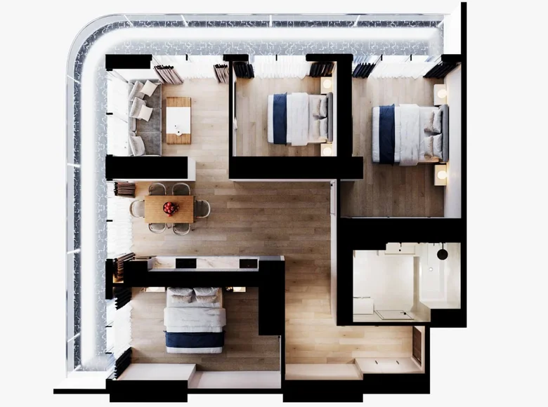 Apartamento 4 habitaciones 110 m² Batumi, Georgia