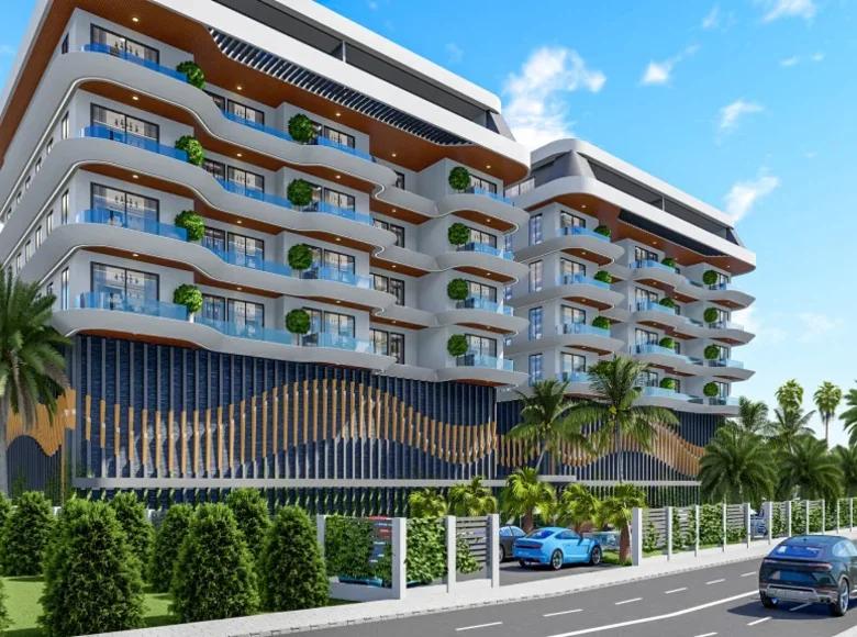 1 bedroom apartment 59 m² Muratpasa, Turkey