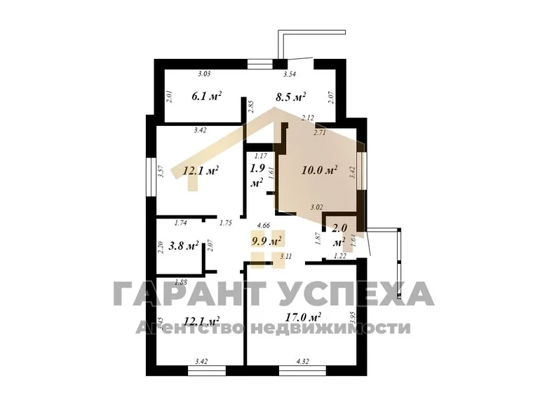 Casa 83 m² Tamasouka, Belarús