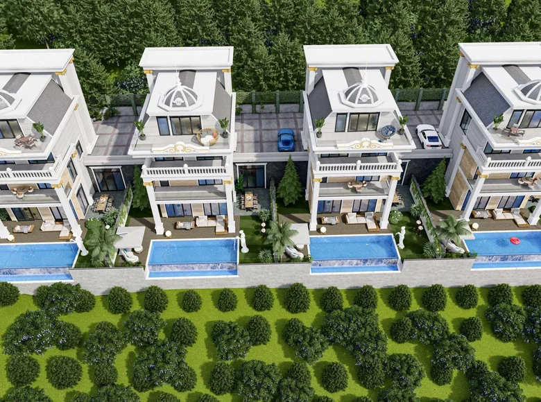 Szeregowiec 6 pokojów 350 m² Alanya, Turcja