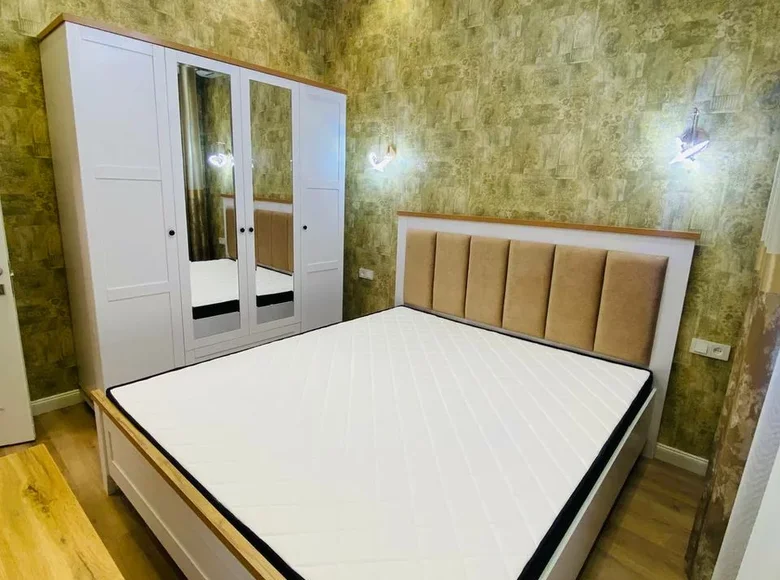 1 room apartment with double glazed windows, with furniture, with air