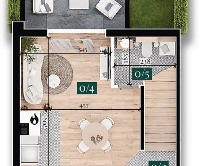 4 room apartment 100 m² Klepacze, Poland