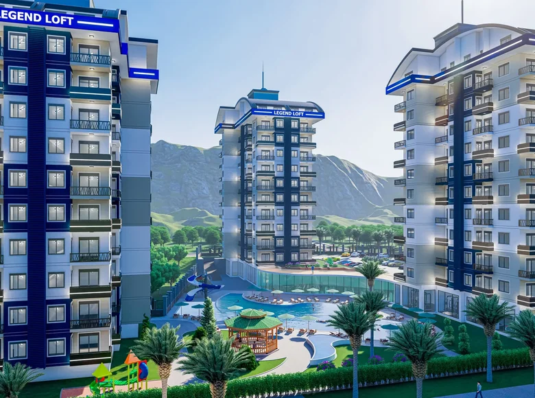 Apartamento 3 habitaciones 71 m² Alanya, Turquía