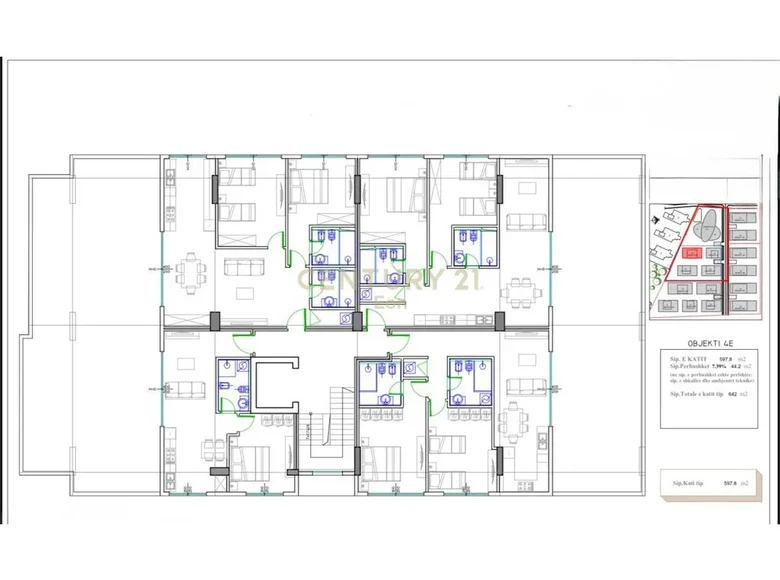 Пентхаус 600 м² Golem, Албания