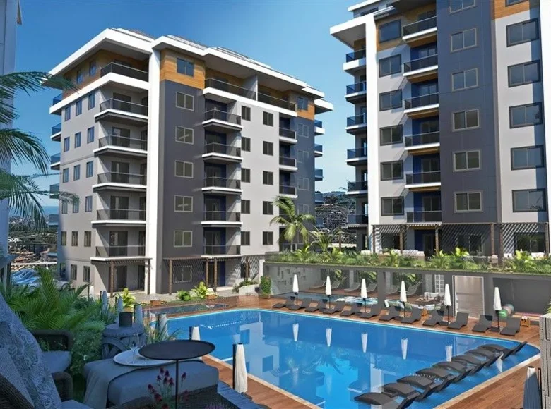 Apartment 42 m² Oba, Turkey