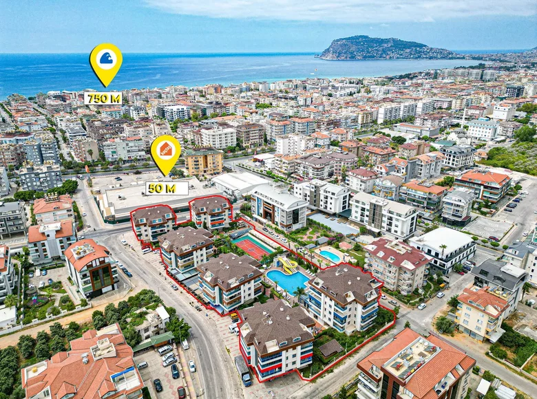Apartamento 3 habitaciones  Alanya, Turquía