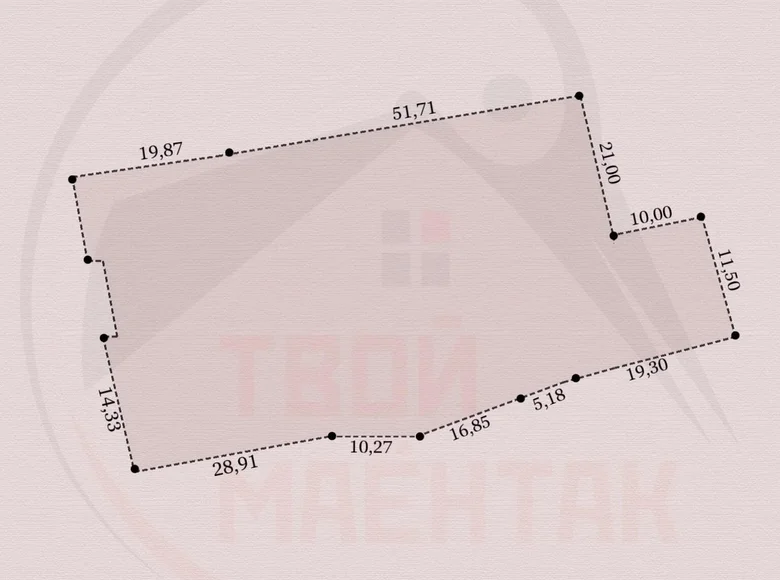 House 69 m² Piatryski, Belarus