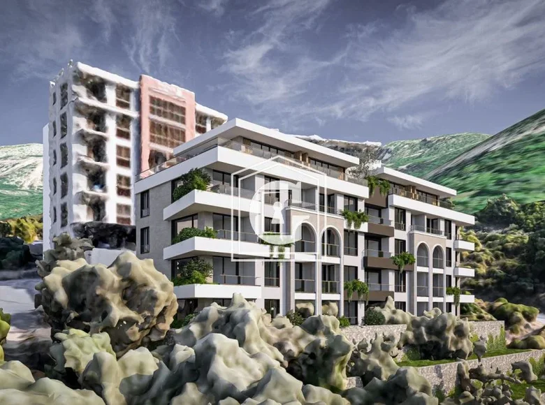 Appartement 1 chambre 43 m² Rafailovici, Monténégro