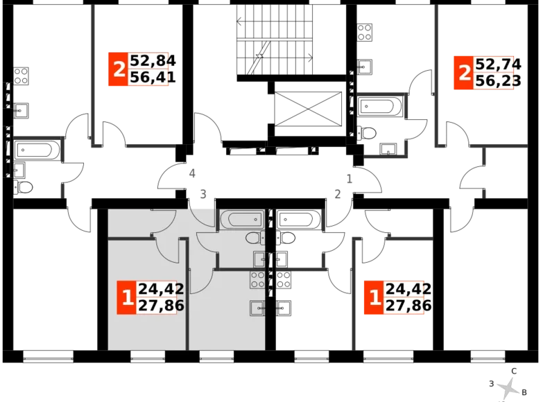 Mieszkanie 1 pokój 28 m² Aprelevka, Rosja
