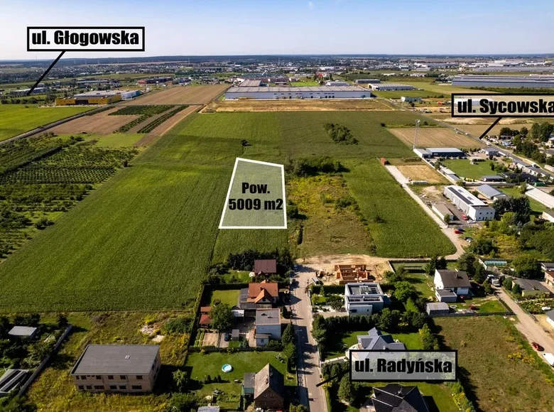 Land 5 009 m² Poznań County, Poland