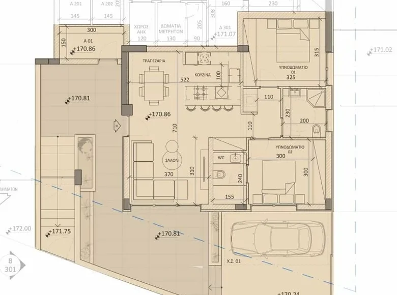 Mieszkanie 2 pokoi 81 m² Limassol, Cypr