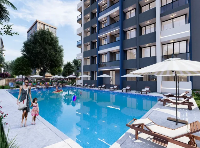 Apartamento 1 habitacion 62 m² Akdeniz, Turquía