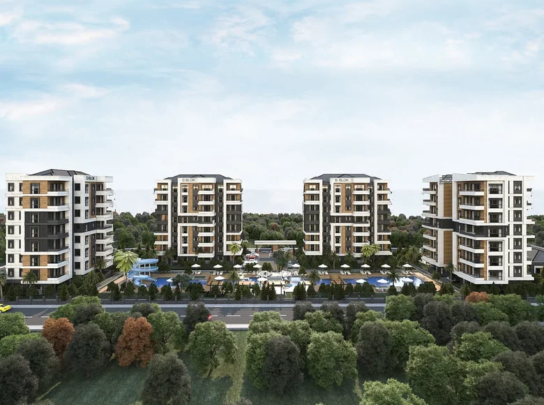 Квартира 3 комнаты 85 м² Аксу, Турция