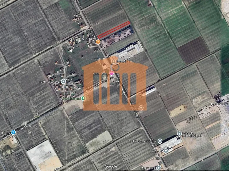 Atterrir 7 083 m² Bashkia Durres, Albanie
