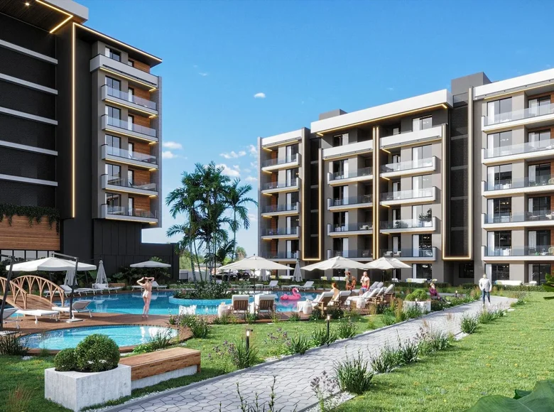 Квартира 3 спальни 90 м² Средиземноморский регион, Турция