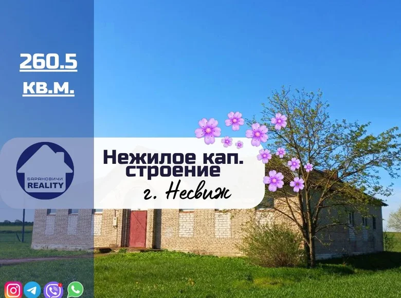 Commercial property 261 m² in Krupicki sielski Saviet, Belarus